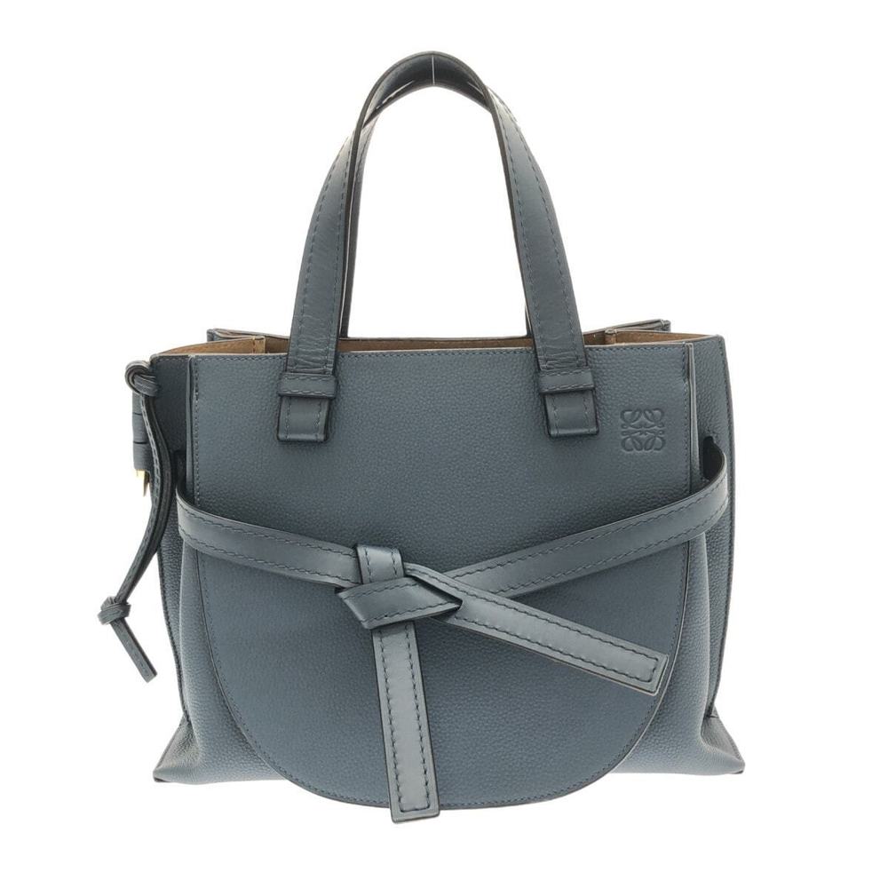 Gate Top Handle Bag Small Soft Grain Calfskin